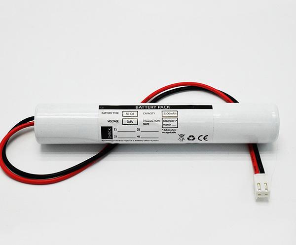 Ni-Cd Battery Pack C2500mAh 3.6V