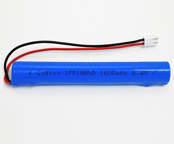 LiFePO4 IFR18650 1600mAh 6.4V