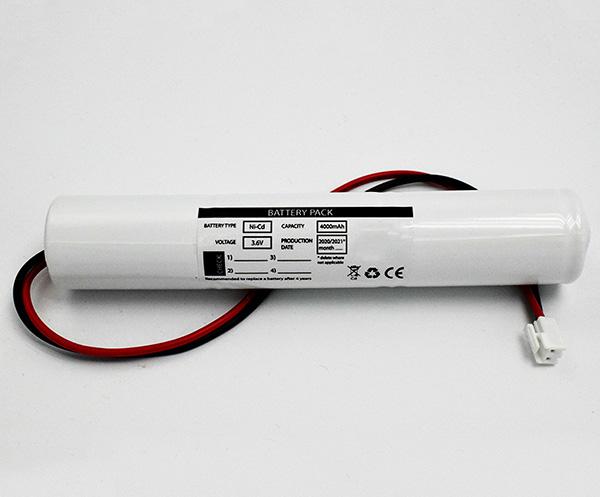 Ni-Cd Battery Pack D4000mAh 3.6V