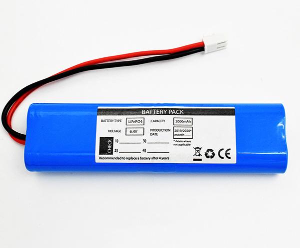 LiFePO4 Packs 3000mAh 6.4V