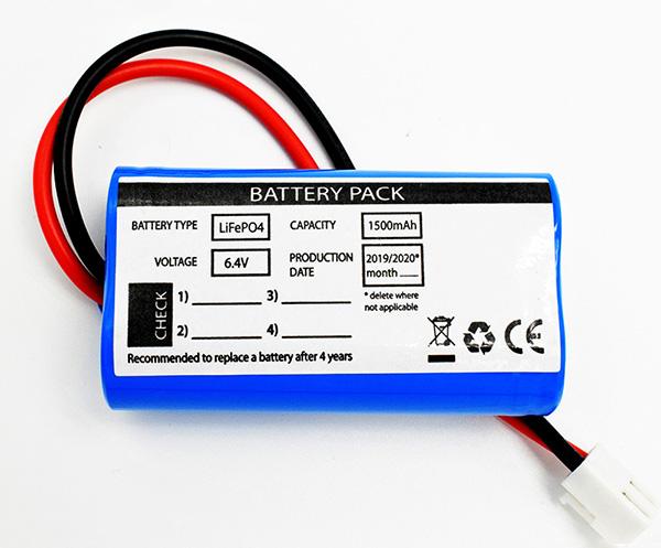 LiFePO4 Packs 1500mAh 6.4V