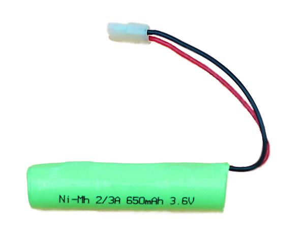  Ni-MH Battery 2/3A 650mAh 3.6V