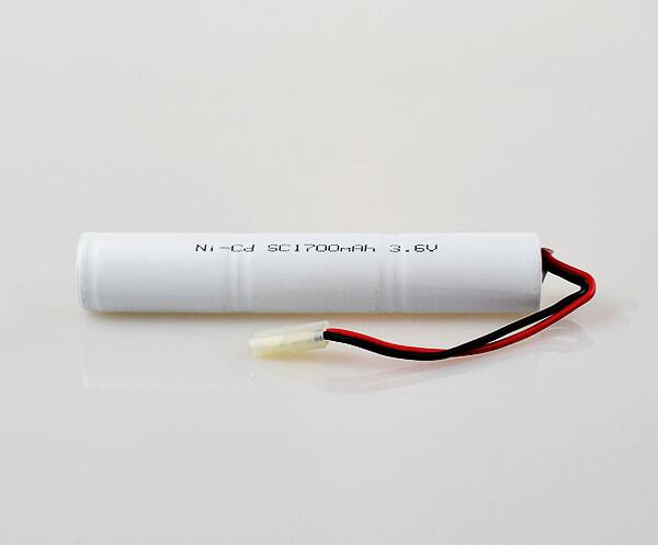 Ni-Cd Battery Pack SC1700mAh 3.6V