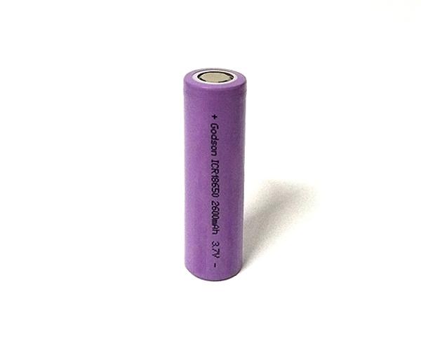 Lithium Battery ICR18650 2600mAh 3.7V