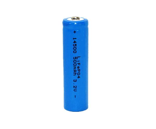  LiFePO4 IFR14500 3.2V 500mAh