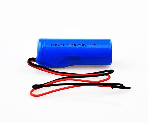 LiFePO4 Battery IFR18500 1000mAh 3.2V