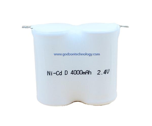 Ni-Cd Battery Pack D4000mAh 2.4V Tag