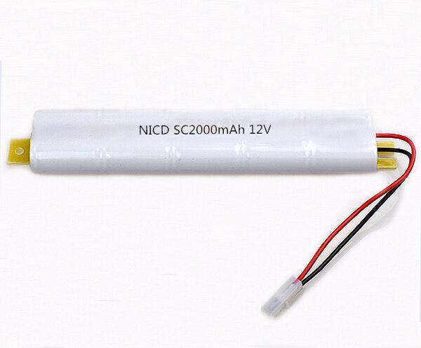 Ni-Cd Battery Pack SC2000mAh 12V