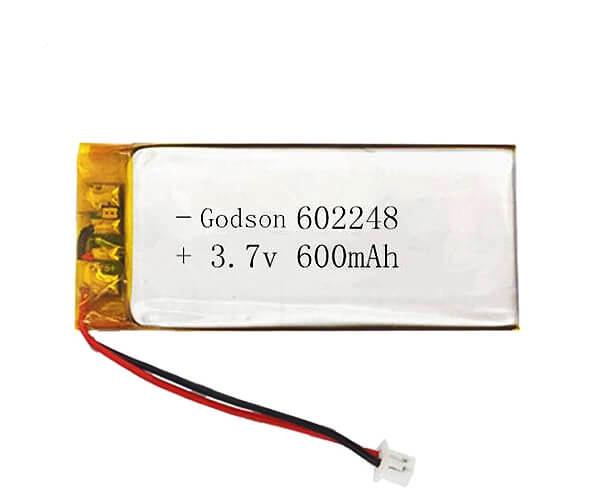 Lithium Polymer Battery 602248 600mAh 3.7V