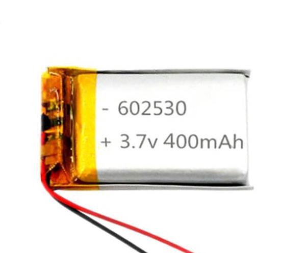 Lithium Polymer Battery 602530 400mAh 3.7V