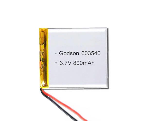 Lithium Polymer Battery 603540 800mAh 3.7V