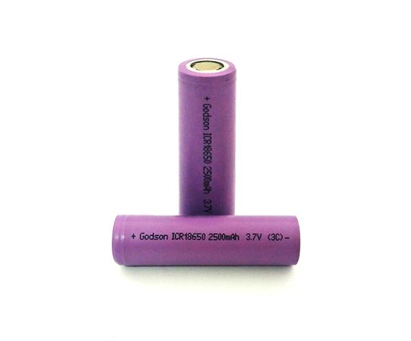 Lithium Battery ICR18650 2500mAh 3.7V