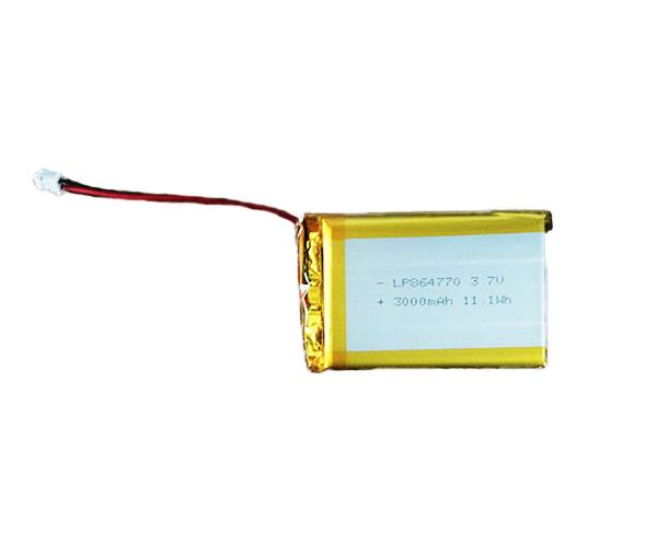 Li-Polymer Battery 864770 3000mAh 3.7V