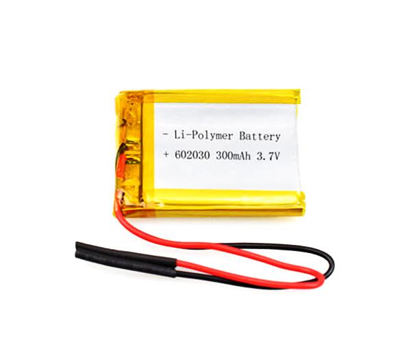  Li-Polymer Battery 602030 300mAh 3.7V