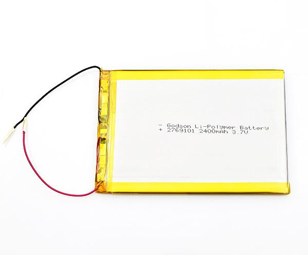 Li-Polymer Battery 2769101 2400mAh 3.7V
