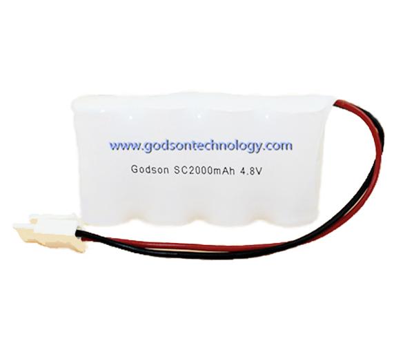 Ni-Cd Battery Pack SC2000mAh 4.8V SBS