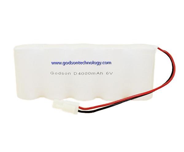 Ni-Cd Battery Pack D4000mAh 6V SBS