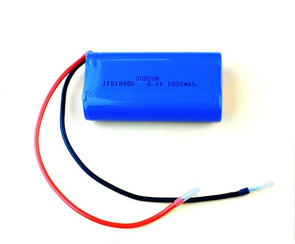 LiFePO4 IFR18650 6.4V 1500mAh