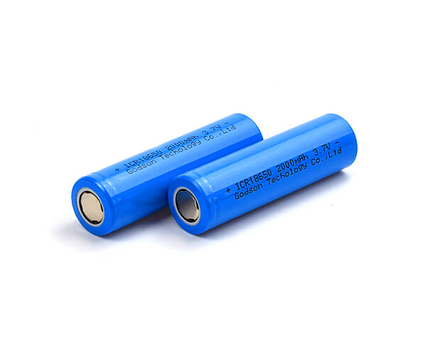 Lithium Battery ICR18650 2000mAh 3.7V